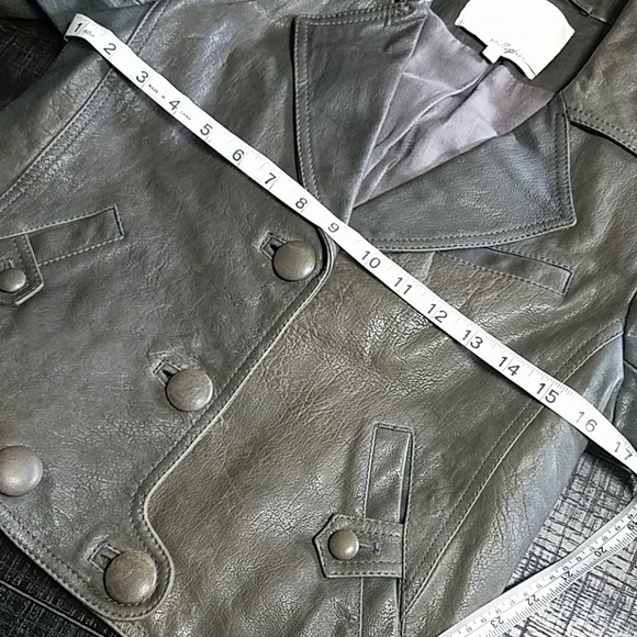 3.1 Phillip Lim Leather Moto Button Jacket - Picture 13 of 16